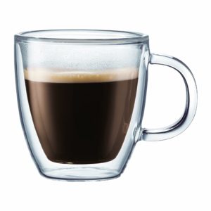 Bodum Bistro Double-Wall Insulated Glass Mug with handle review