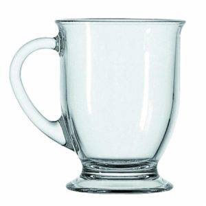 clear glass coffee mugs for sale