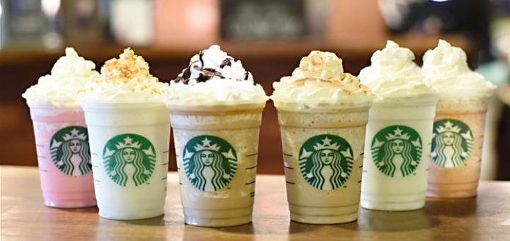 what types of frappuccinos are there