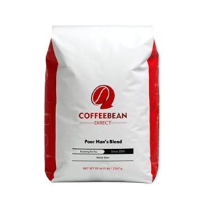 Coffee Bean Direct Poor Man's Blend cheapest Whole Bean Coffee