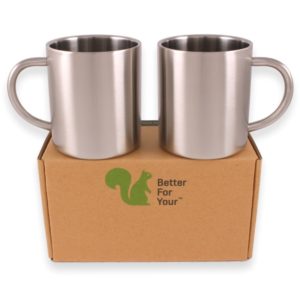 Top rated stainless steel coffee mugs with handles