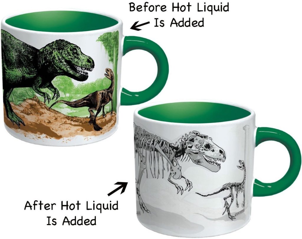 Dino color changing mug