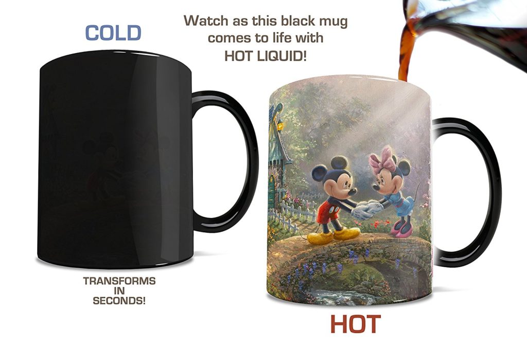 Disney heat changing photo mugs