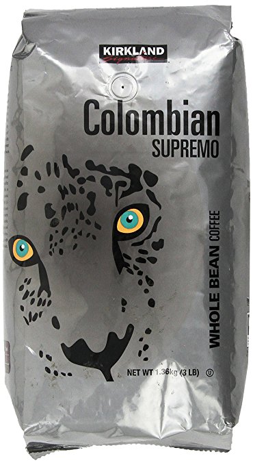 Kirkland Signature Colombian Supremo Whole Bean Coffee Review