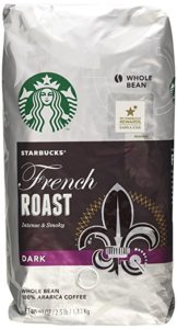 Starbucks French Roast second place in Best dark roast whole bean coffee