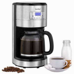 VonShef Programmable Digital Coffee Maker 12 Cup Capacity - Reviews the best coffeemaker