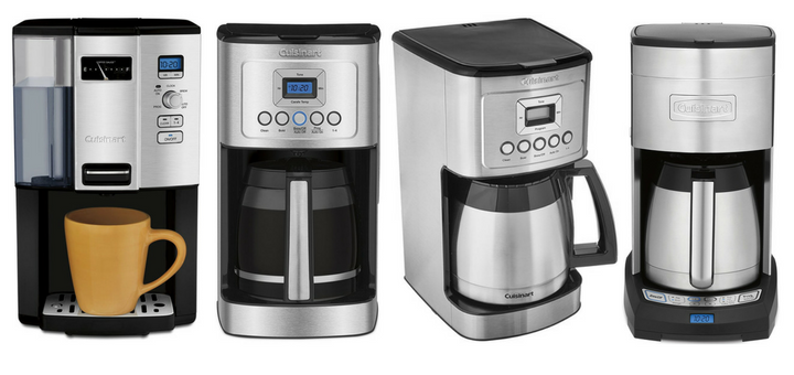 Difference between Cuisinart DCC-3000, DCC-3200, DCC-3400 and DCC-3750