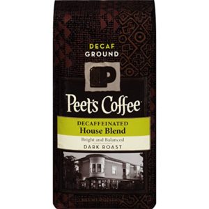 Peets decaf ground coffee