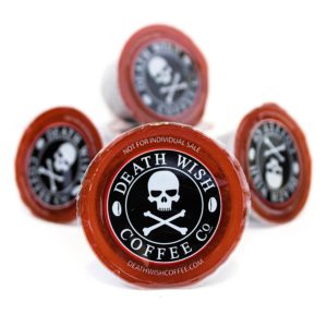 Death wish K-cups with high level of caffeine