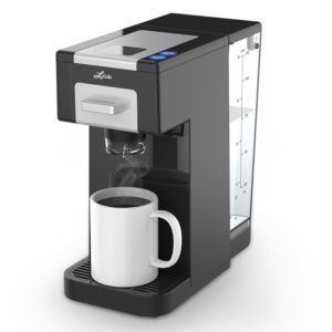 Litchi Single Serve Coffee Maker for Most Single Cup Pods Including K Cup Pods, Ground Coffee